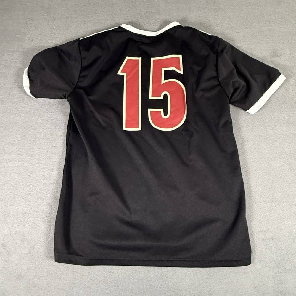 ARIZONA‎ B.C. DIAMONDBACKS LOS D-BACKS MLB Baseball Jersey Black S/S Size Medium - Picture 6 of 6